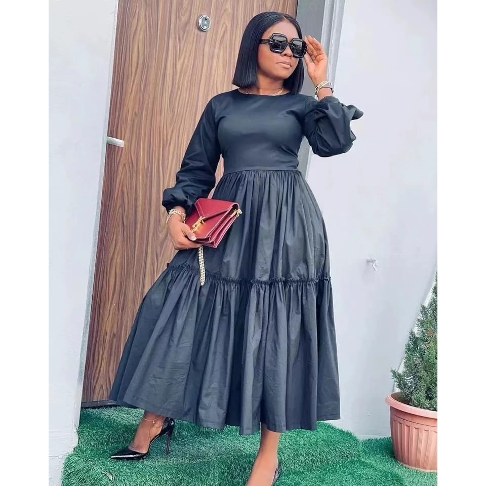 Elegance Embrace Ruffle Dress