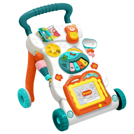 Jack Brown 4-in-1 Baby Walker & Activity Center – Blue