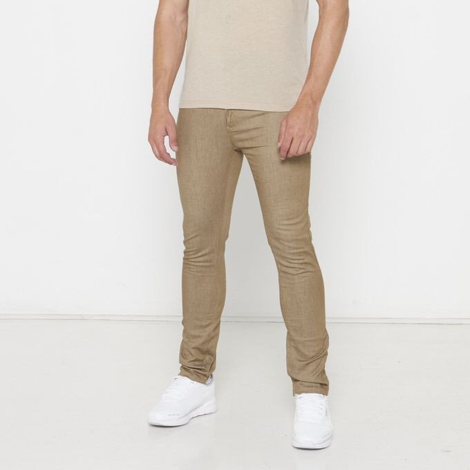 Brown Slim Fit Jeans