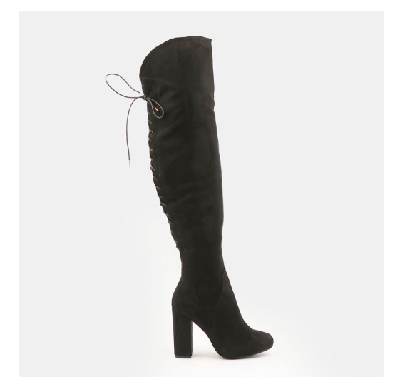 Utopia OTK micro suede Boots Black