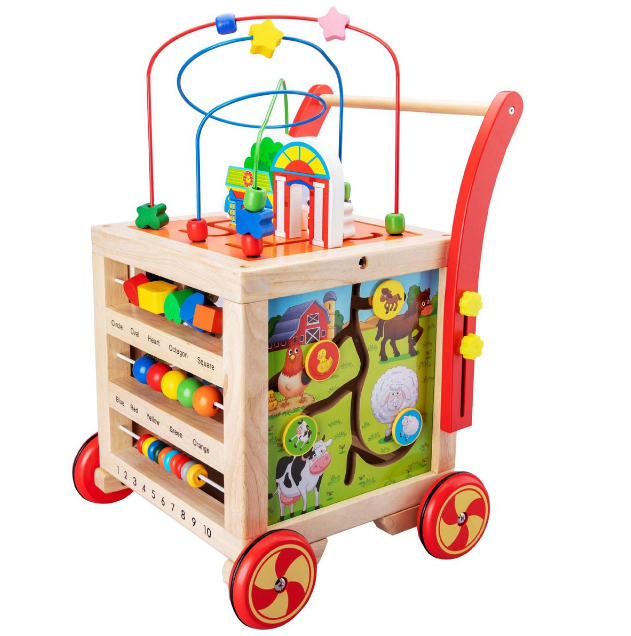 Little Steps Wooden Discovery Walker